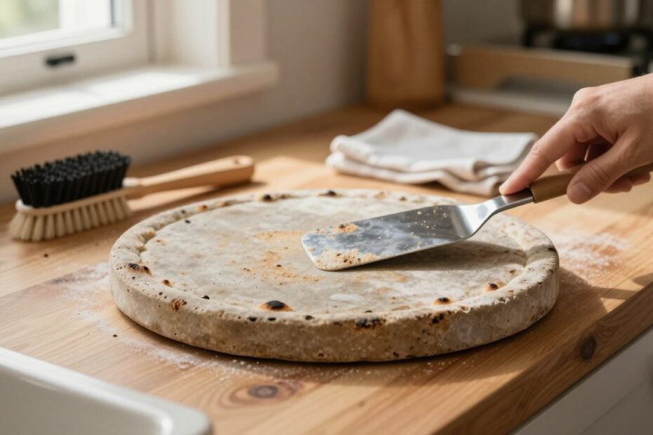 Jak czyścić kamień do pizzy