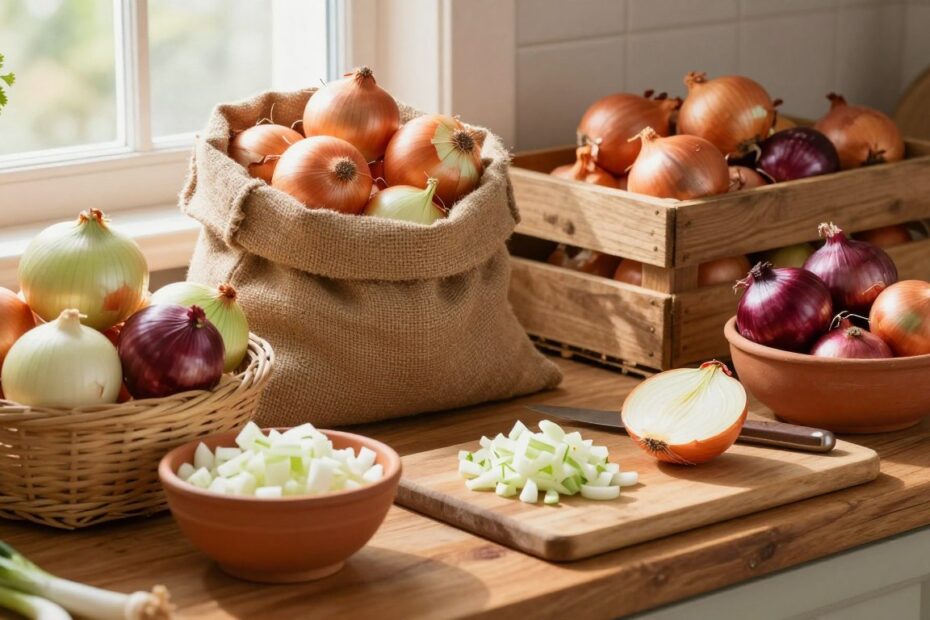 Jak przechowywać cebulę