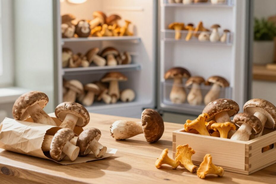 Jak przechowywać grzyby