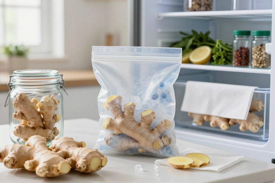 Jak przechowywać imbir