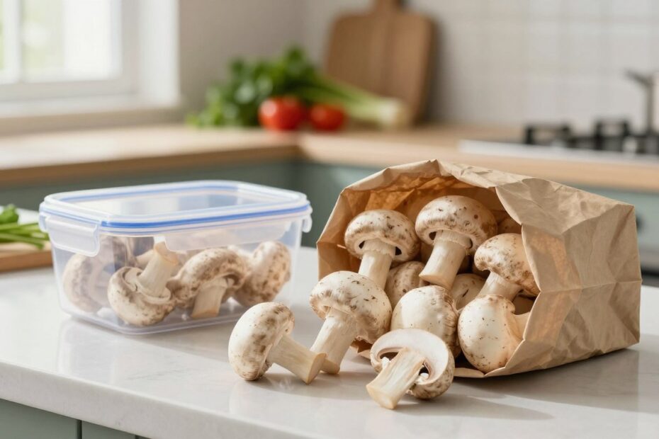 Jak przechowywać pieczarki