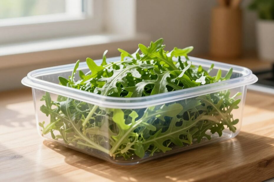 Jak przechowywać rukolę