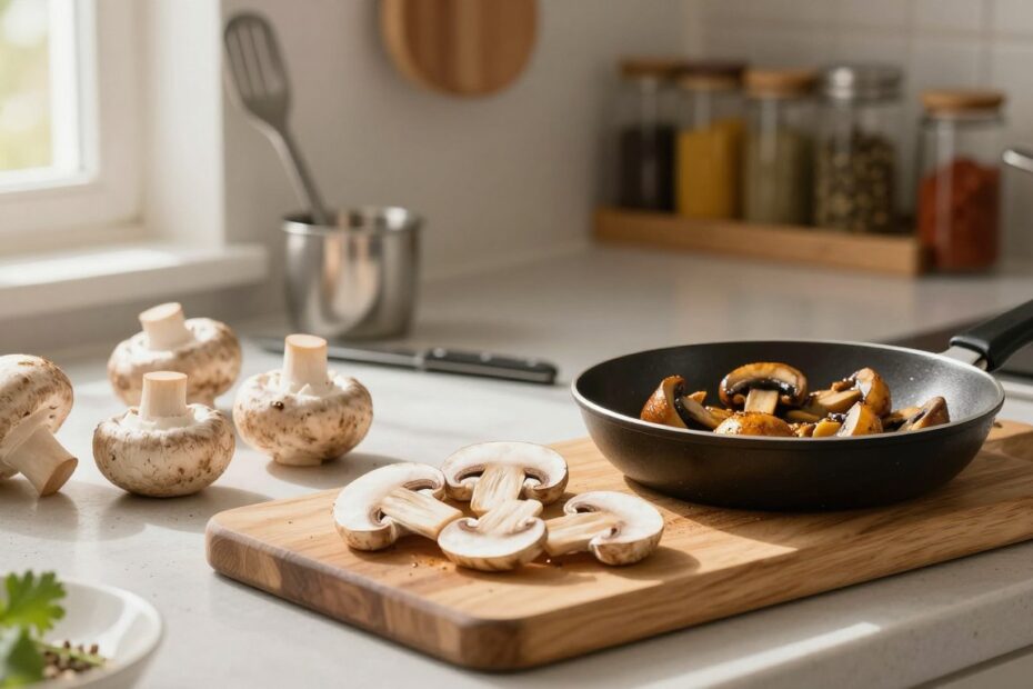 Jak przygotować pieczarki do pizzy
