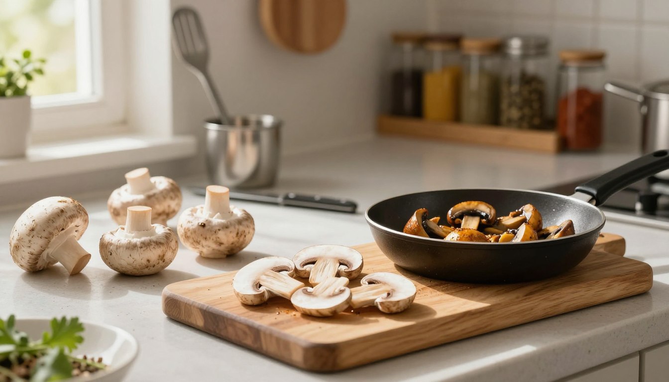 Jak przygotować pieczarki do pizzy