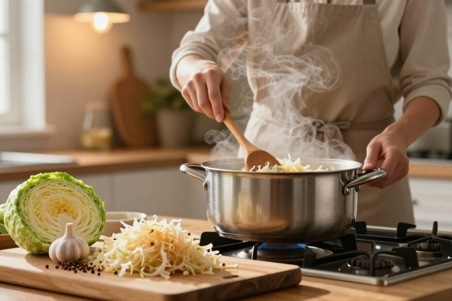 Jak ugotować kapustę kiszoną