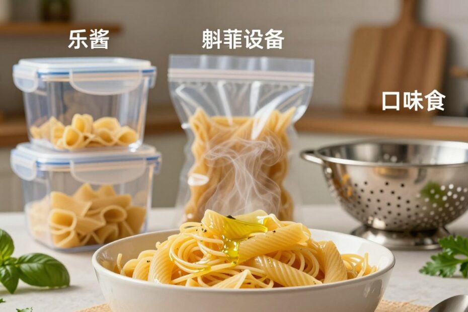 Jak przechować ugotowany makaron