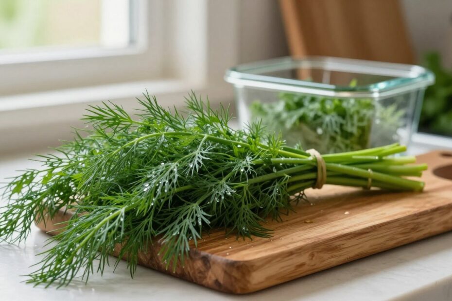 Jak przechowywać koperek