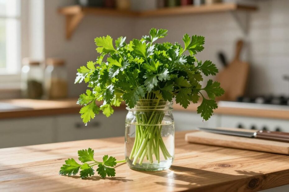 Jak przechowywać natkę pietruszki