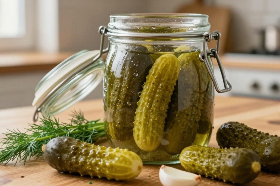 Jak przechowywać ogórki małosolne