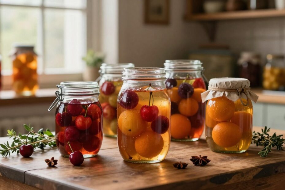 Jak przechowywać owoce z nalewki