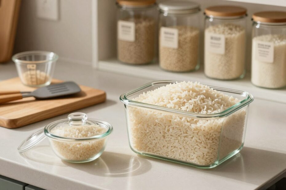 Jak przechowywać ryż po ugotowaniu