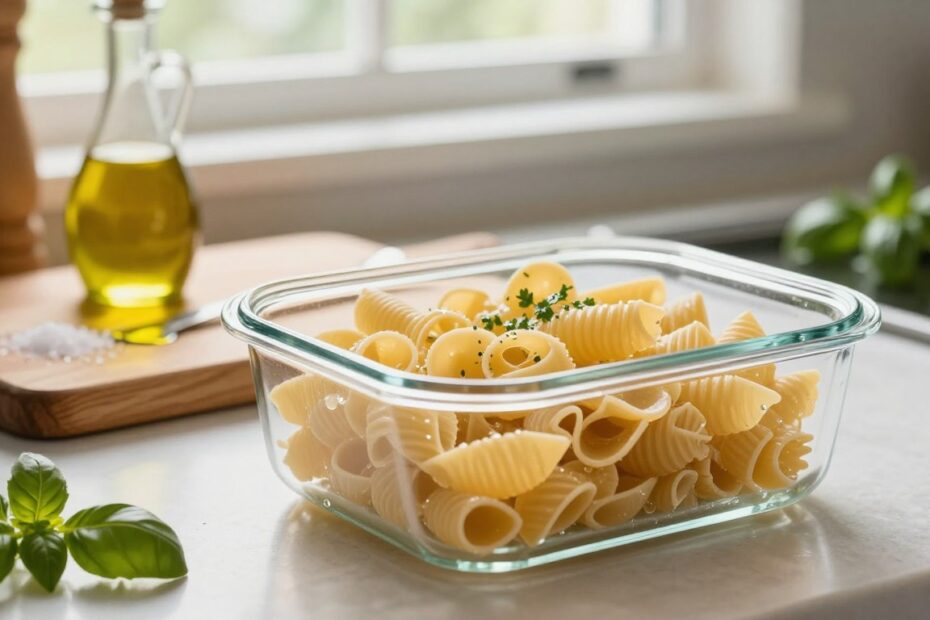 Jak przechowywać ugotowany makaron