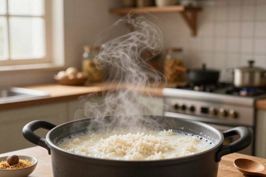 Jak ugotować ryż na mleku