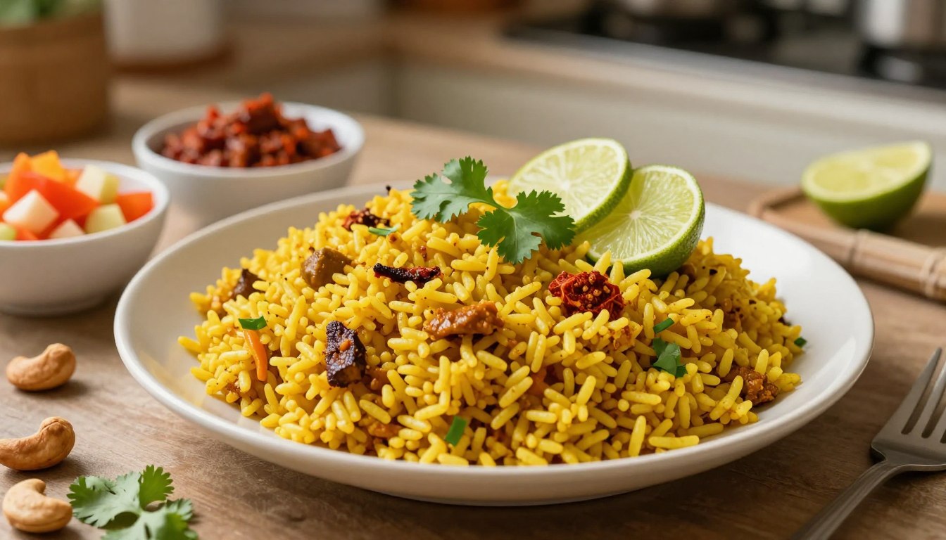 Jak ugotować ryż z curry