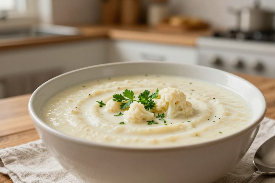 Jak ugotować zupę kalafiorową