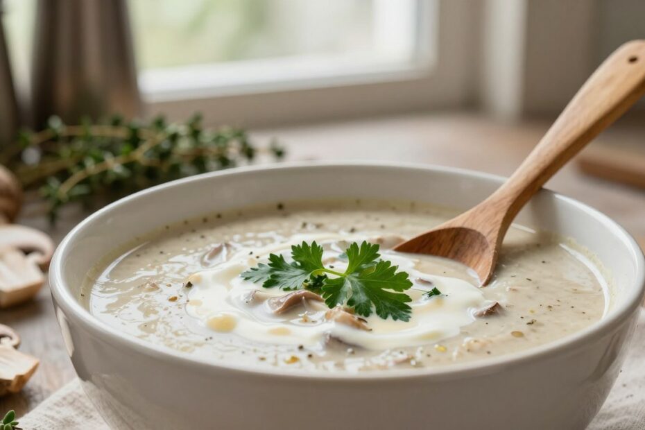 Jak ugotować zupę pieczarkową