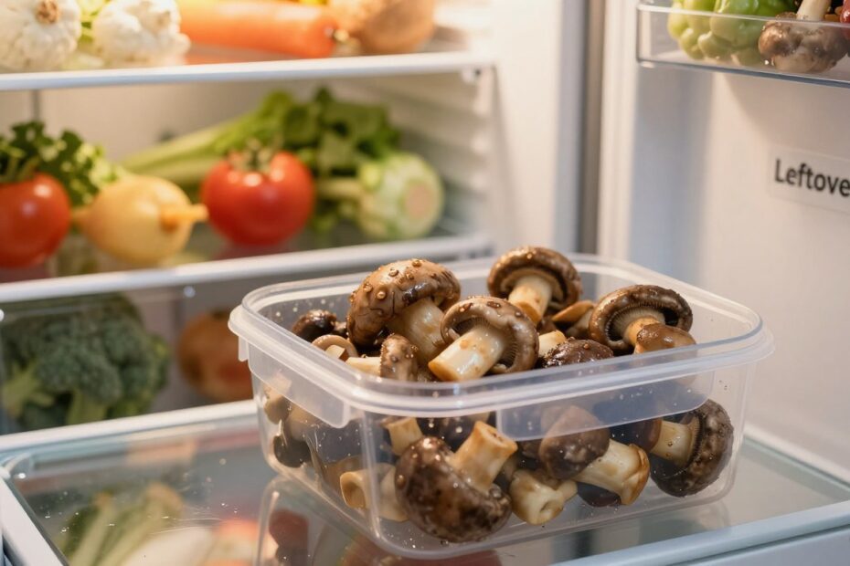 Ugotowane grzyby jak długo w lodówce