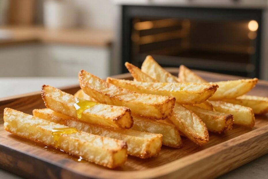 W jakiej temperaturze piec frytki